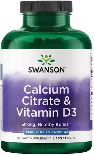 Swanson Calcium Citrate Vitamin D Skroutz Gr