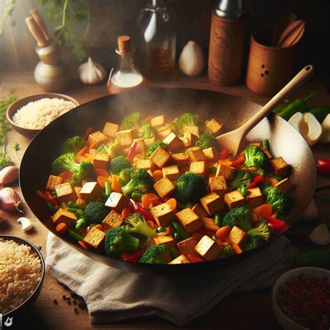 Stir Fry De Tofu Y Verduras Yosicomo Dietética Metodología A3