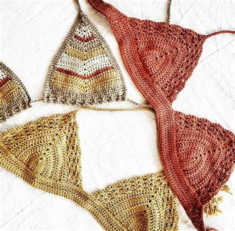 Stitched Waves A DIY Bikini Top Knitting Pattern