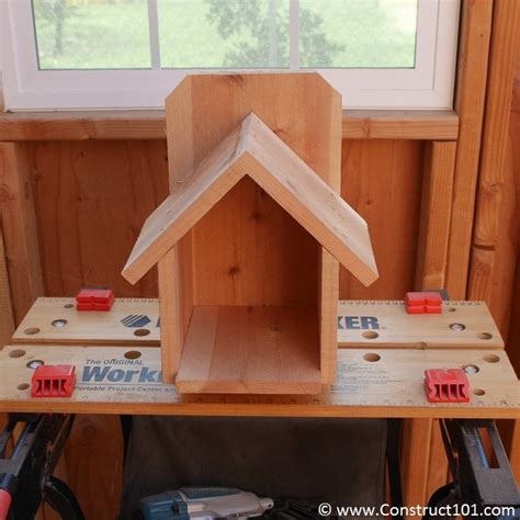 Diy Cardinal Bird House Construct101 Bird House Cardinal Bird House Bird House Kits