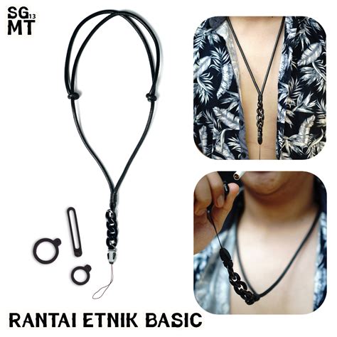 Jual Lanyard Paracord Tali Kalung Korea Gantungan Lanyard Etnik