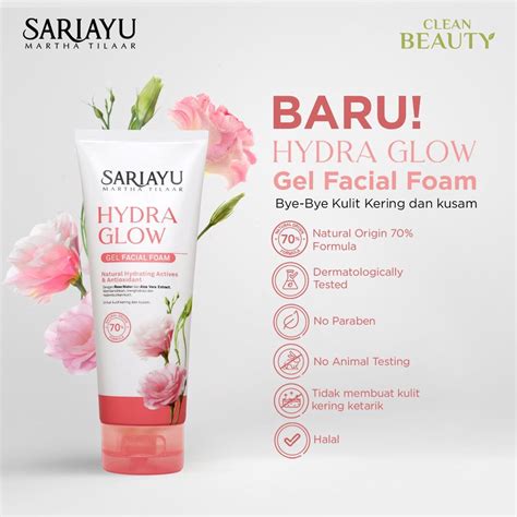 Jual Sariayu Hydra Glow Gel Facial Foam Ml Sabun Wajah Shopee