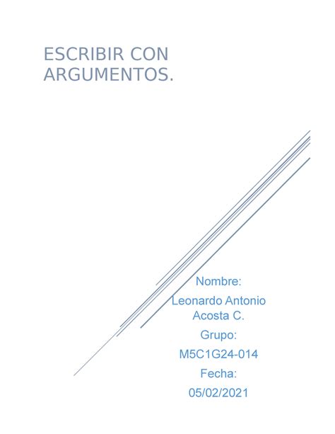 Actividad Integradora 2 Escribir Con Argumentos 7