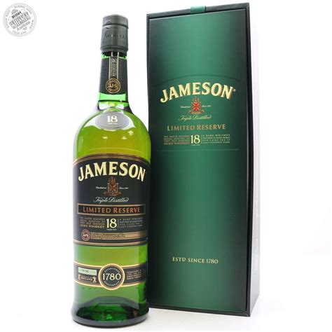 Jameson Year Old Limited Reserve Irish Whiskey Auctions