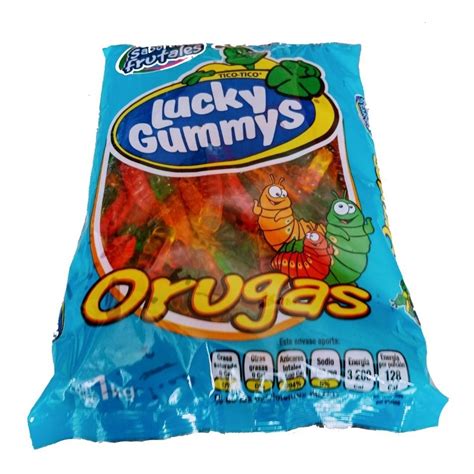 Gomitas De Orugas Lucky Gummys Bolsa 1kg MercadoLibre