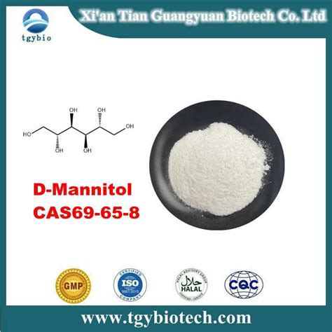 Food Grade Sweetener D Mannitol Powder Cas Mannitol China D