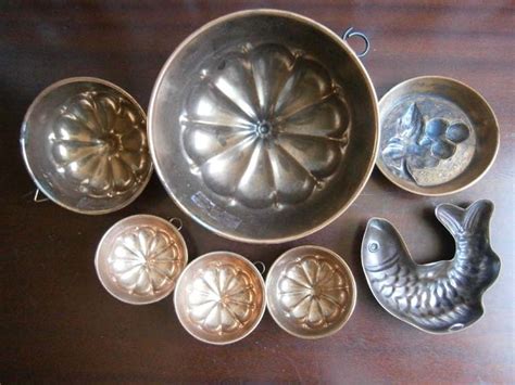 Декоративные медные формы для выпечки