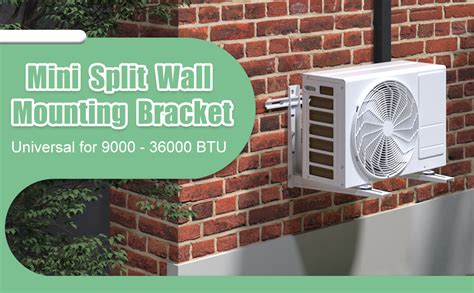 Memrita Mini Split Wall Mounting Bracket Outdoor Air Conditioner