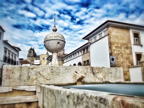 A Renaissance Fountain In Évora Portugal