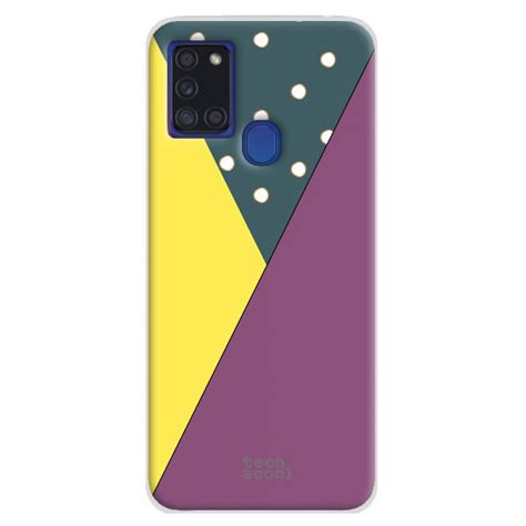 Techcool Capa Para Samsung Galaxy A21s L Capa Silicone Geometrico Verse