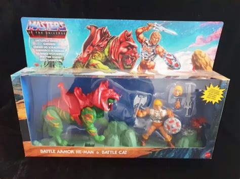 Mattel He Man Masters Of The Universe Battle Cat Battle Armour He Man