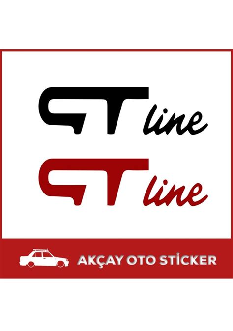 Adet Renault Gt Line Sticker Renault Sticker Gt Oto Sticker