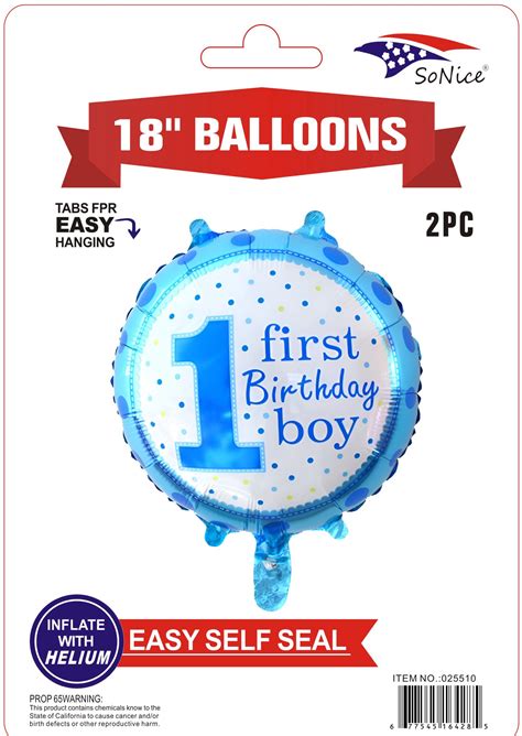 1st Birthday Balloons — Buy Wholesale at SoNice Party