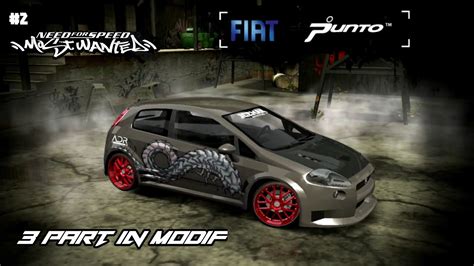 Modif Fiat Punto Nfs Most Wanted Hard Mode Race Youtube