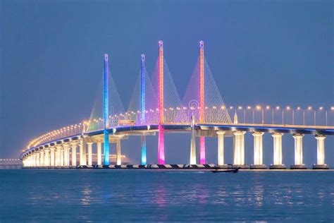 Night View of 2nd Penang Bridge