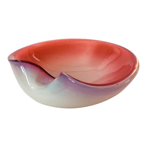 murano art glass bowl chairish