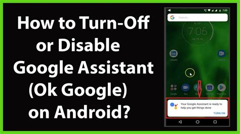 How To Turn Off Or Disable Google Assistant Ok Google On Android