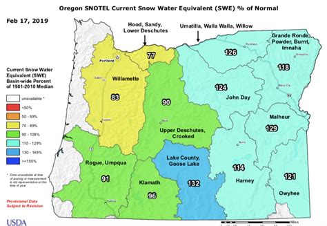 Oregon Snowpack Data Paints Picture Of Two States: East And West ...