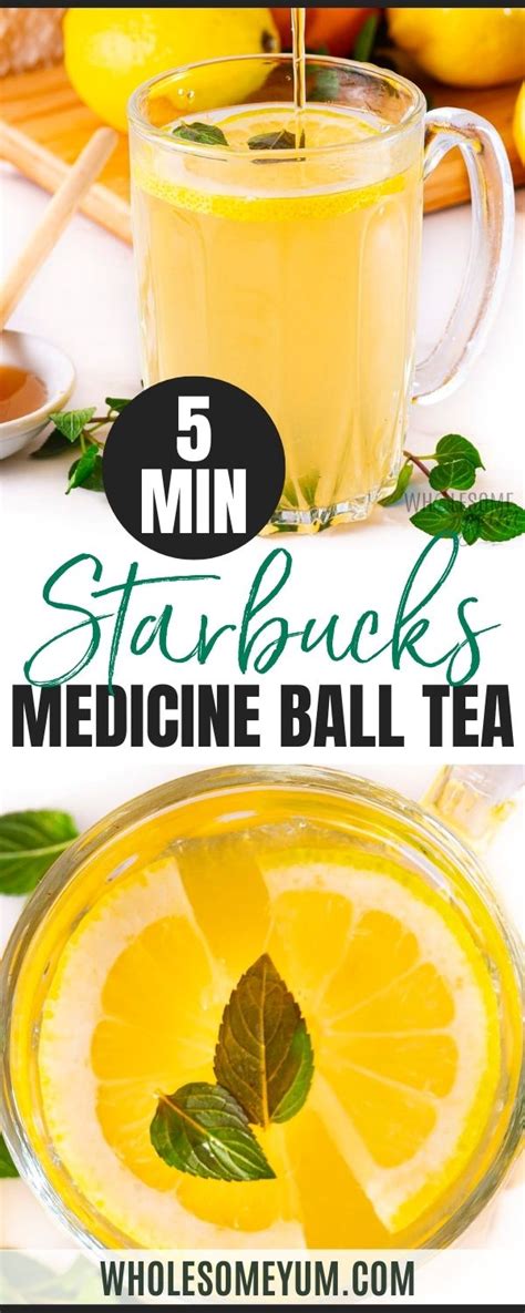 Starbucks Medicine Ball Tea Honey Citrus Mint Wholesome Yum In 2024