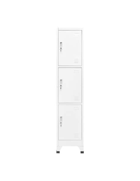 Casier Vestiaire Armoire En Acier X Blanc Vestiaire Professionnel