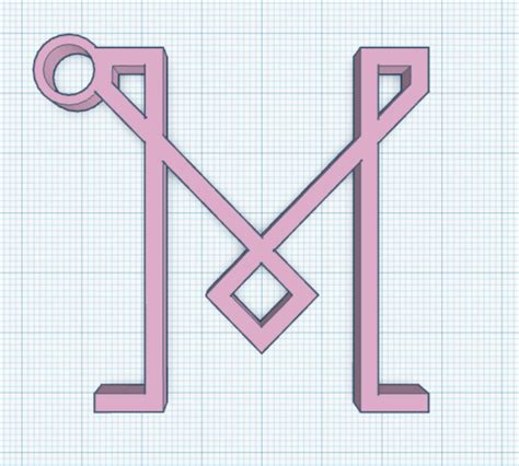 STL file Inter Miami keychain Logo 🗝️ ・3D printer design to download・Cults