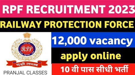 Rpf Recruitment Apply Online New Vacancy