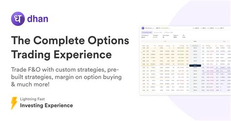 Options Trader Web By Dhan Option Trading Platform For India