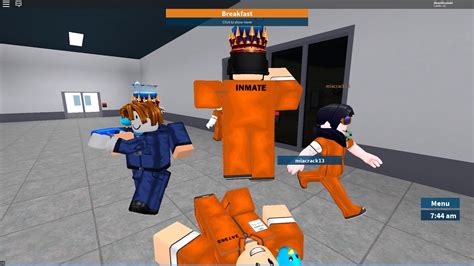 Una Gran Pelea En La Gran Fuga De La Prision Roblox Prison Life V