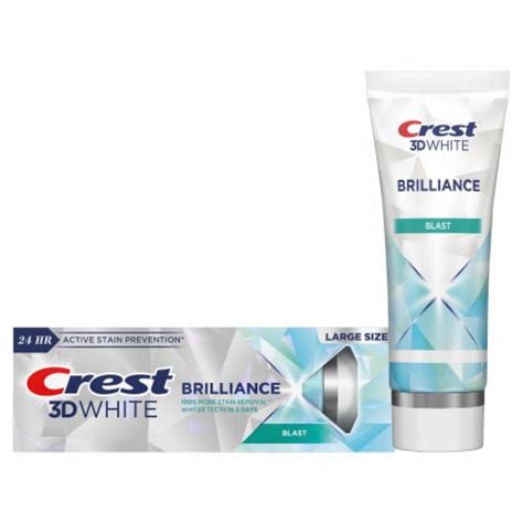 Crest 3D White Brilliance Blast Teeth Whitening Toothpaste Anticavity