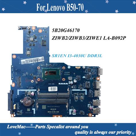 High Quality Fru B G For Lenovo B Laptop Motherboard Ziwb