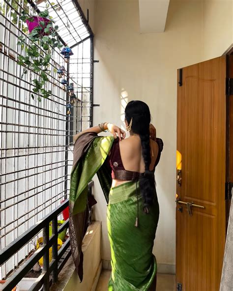 Kanduri SriRangaSudha | 💚💚💚 . . . Wearing: @sreekaramu_collections PC