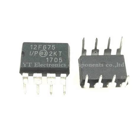 PIC12F675 E P Microcontroller Microchip 64 B 10 Bit At Rs 67 24 Piece