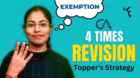 How To Revise Times Before Exams Ca Topper S Revision Strategy By