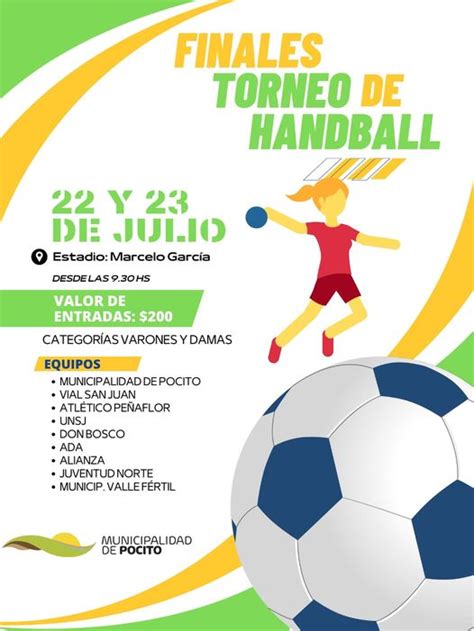 Finales Del Torneo De Handball Pocito Mi Ciudad