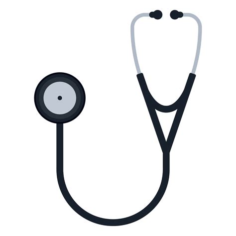 Doctors Stethoscope Tool In Flat Style 18881889 Vector Art at Vecteezy