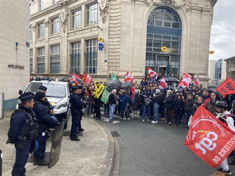 NR Poitiers on Twitter Face à face entre PoliceNationale et