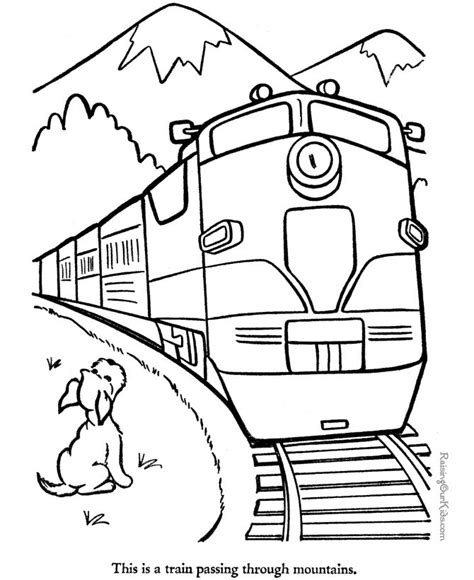 Santa Fe Train Coloring Pages Coloring Pages