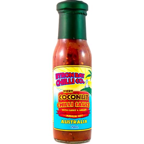 Fiery Coconut Chilli Sauce Byron Bay Chilli Co Best Before Oct