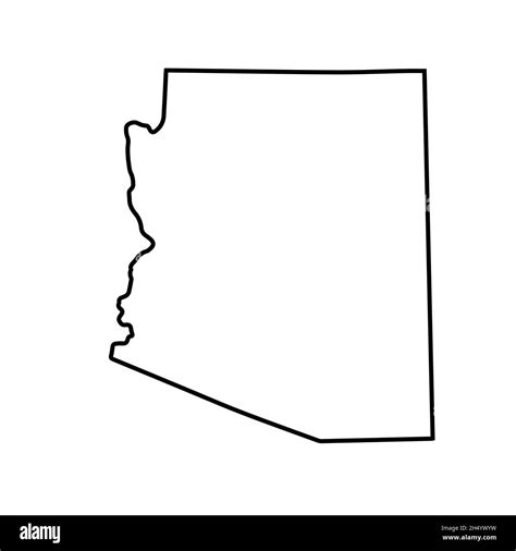 Arizona Outline Black And White Stock Photos And Images Alamy