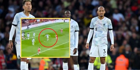 Video Sky Pundit Spots Confusing Fabinho Moment During Arsenal Defeat