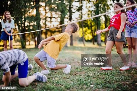 Kids Playing Limbo Photos And Premium High Res Pictures Getty Images