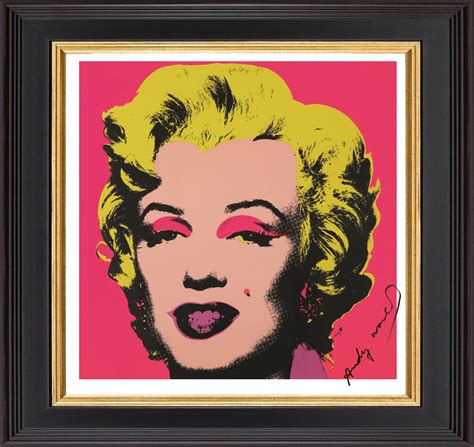 Andy Warhol Signed Marilyn Monroe Pink Pop Art X Fine