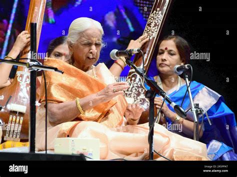 Girija Devi, Indian classical singer, cultural event, Mumbai, India, 14 ...