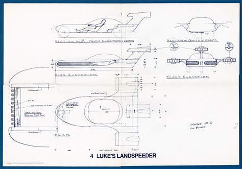 Star Wars Blueprints: 04 - Luke's Landspeeder | FranMoff | Flickr