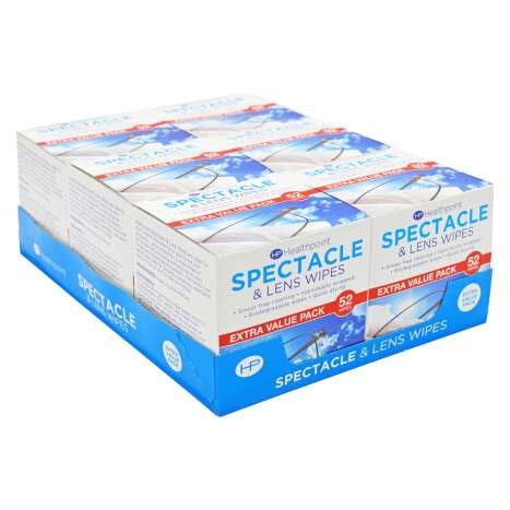 Wholesale Healthpoint Spectacle Lens Wipes 52 Pack Homeware Essentials