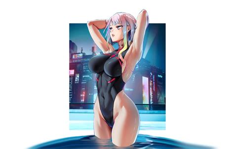 Download Wallpaper Girl Hot Sexy Anime Pretty Cyberpunk Babe