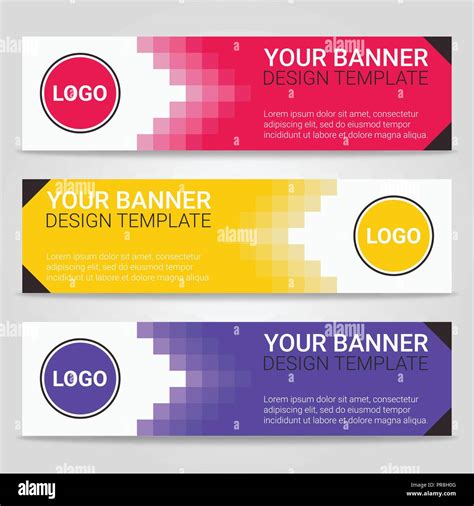 Abstract beautiful banner template background, Vector illustration ...