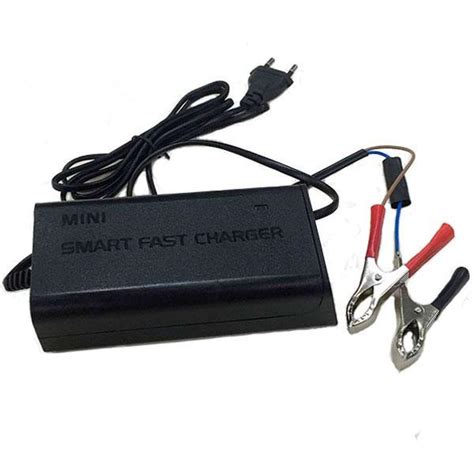 dc   mini smart fast battery charger  cooling fan