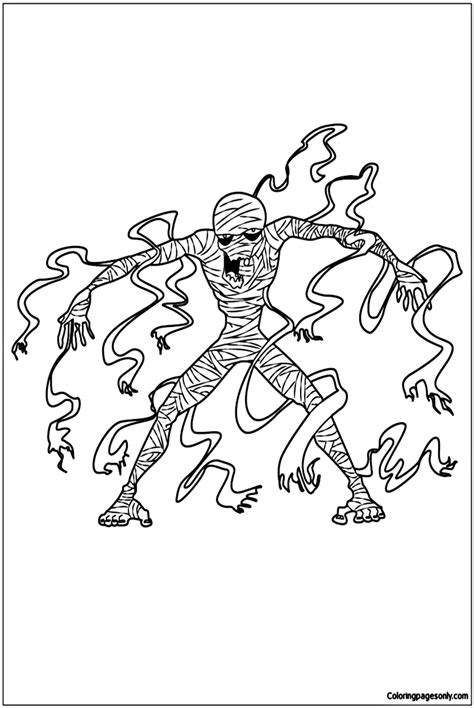 Mummy Coloring Page Mummy Coloring Pages Coloring Pages For Kids