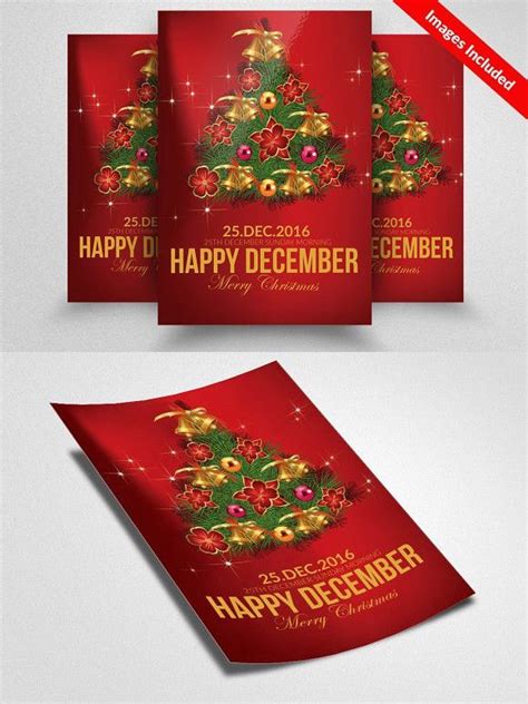 Christmas Event Flyer Template. Wedding Card Templates. $6.00 | Event flyer templates, Flyer ...